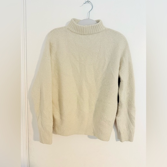 Madewell Cream Turtleneck Sweater - Picture 2 of 3